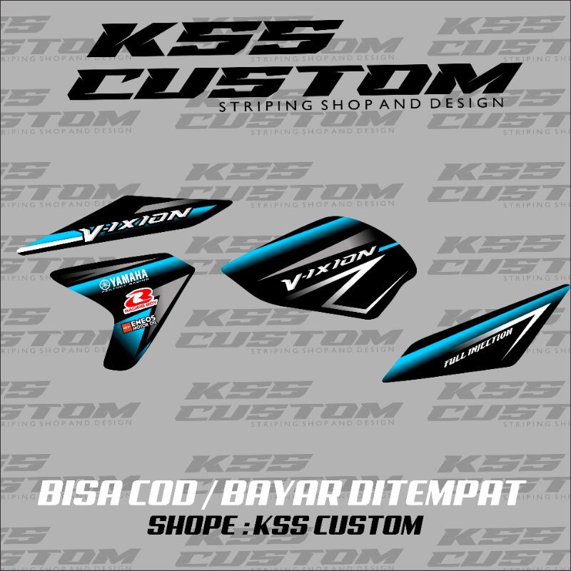 Striping vixion nvl variasi road race - stiker vixion nvl - striping variasi vixion new - striping n