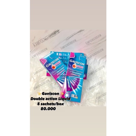 GAVISCON DOUBLE ACTION MALAYSIA