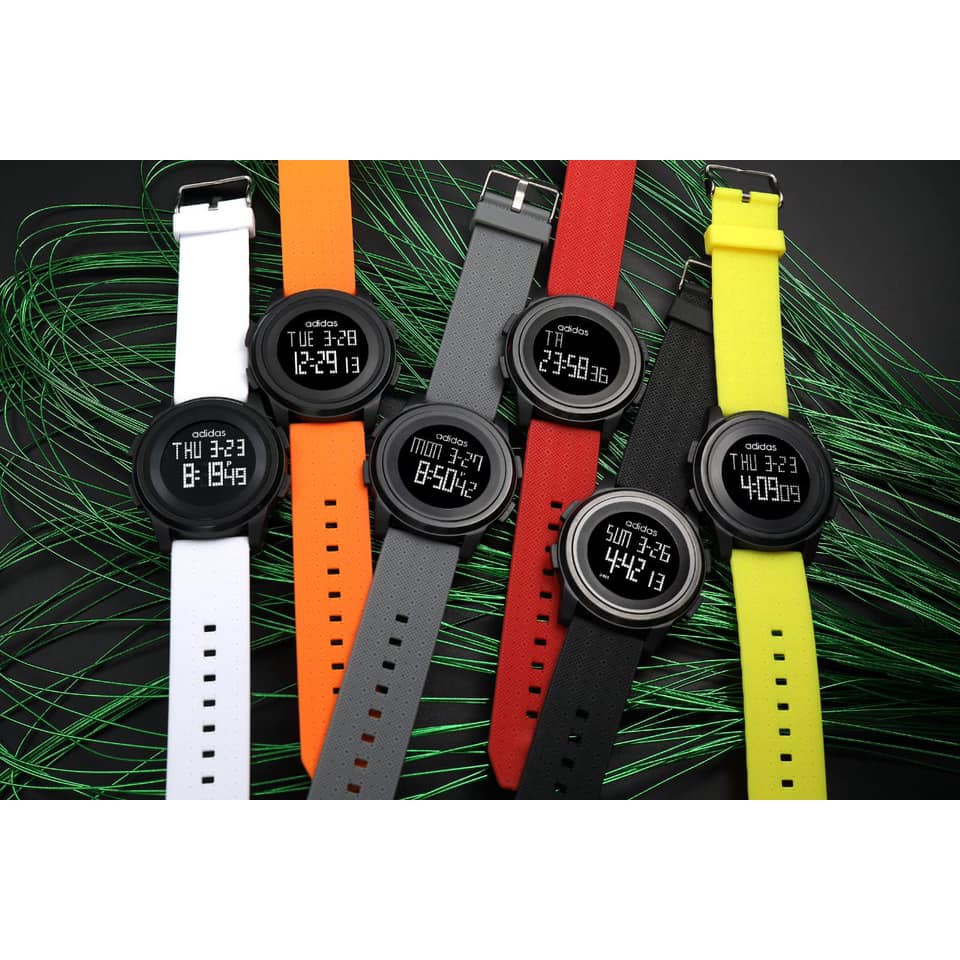 JAM TANGAN ADIDAS DIGITAL RUBBER 4,2CM JAM MURAH-JAM FASHION-JAM TERLARIS