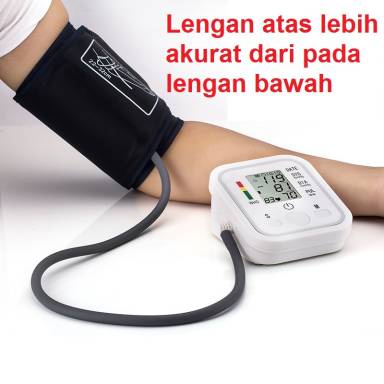 Tensimeter Tensi Meter Pengukur Tekanan Blood Pressure Monitor Portable Digital Darah Alat LCD Besar