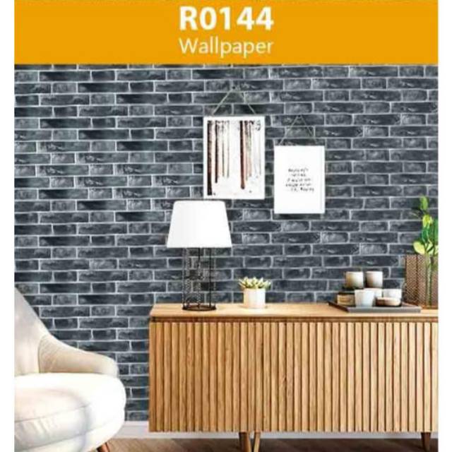 WALLPAPER VINYL TEBAL 3D RONA | CITRA