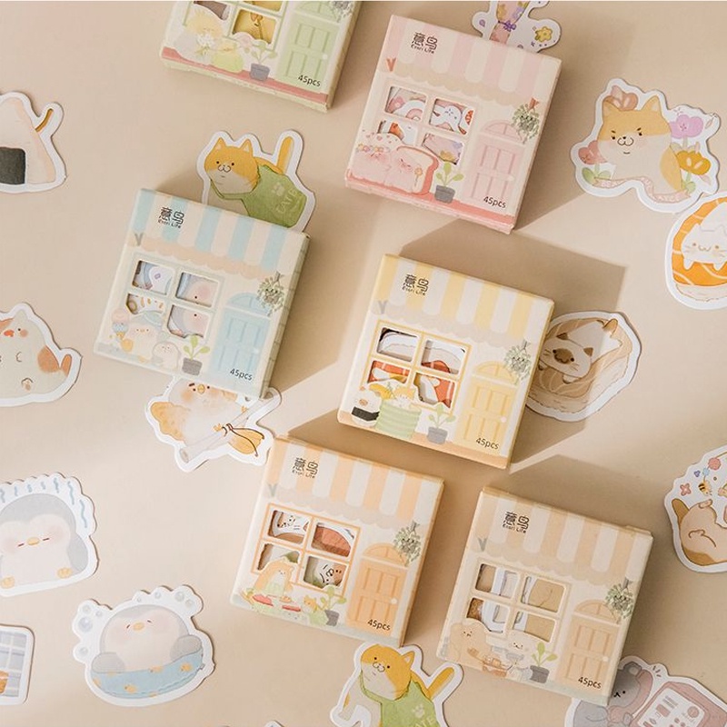 

[PER BOX] Stiker Aesthetic Tumblr Deco Scrapbook Bujo Diary DIY House Edition