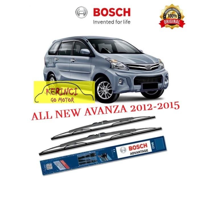 WIPER TOYOTA ALL NEW AVANZA 2012-2015 BOSCH ADVANTAGE 21&quot; &amp; 14&quot; SET