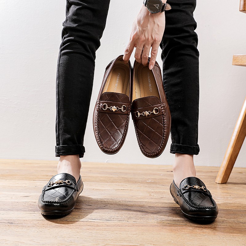 Sepatu Pria Loafers Casual Modis Sepatu Kerja Cowok Import Slip On Trendy Nyaman Dipakai Harga Murah