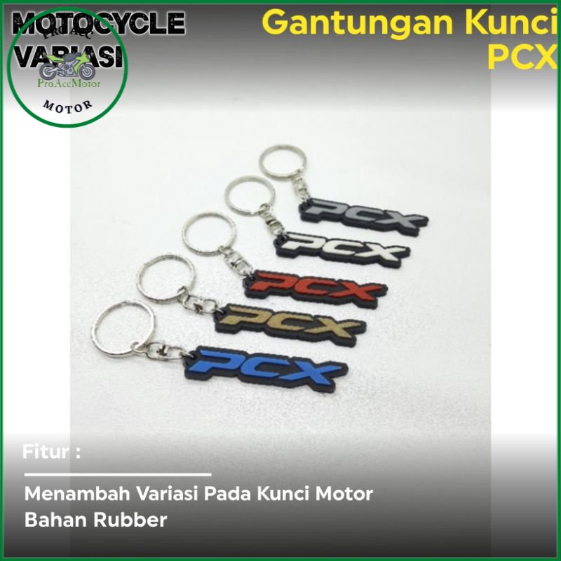 Gantungan Kunci Karet Rubber Motor PCX 150 PCX 160 (bisa cod)