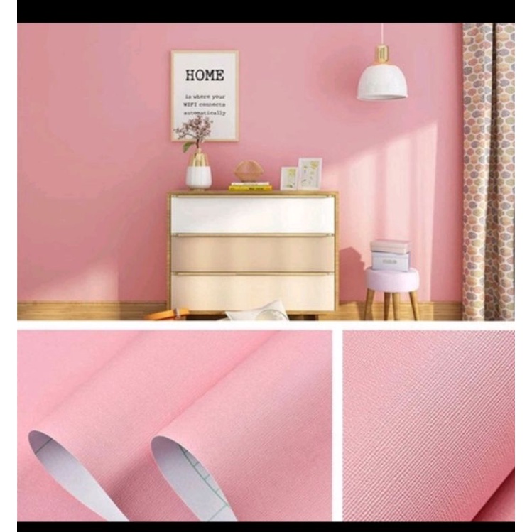 Wallpaper stiker dinding / Wallpaper premiun / Wallpaper Polos / Mewah dan murah