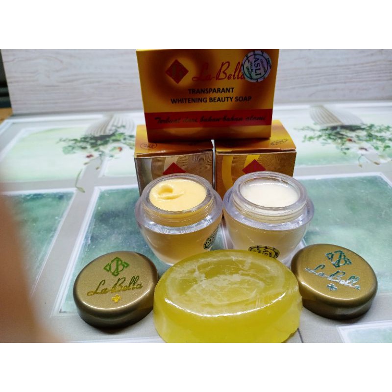 PAKET LABELA 3IN1| SABUN + CREAM SIANG + CREAM MALAM