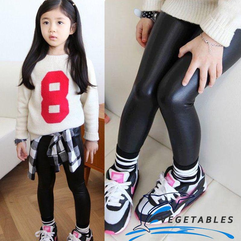 Bvg baby Celana  Legging  Panjang Bahan Kulit  Imitasi 