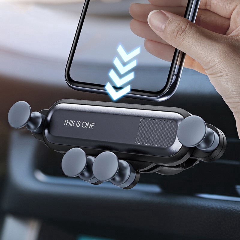 Universal Car Phone Holder Ventilasi Udara Auto Cell Phone Holder Mount Stand Gravity Bracket Untuk Ponsel Universal