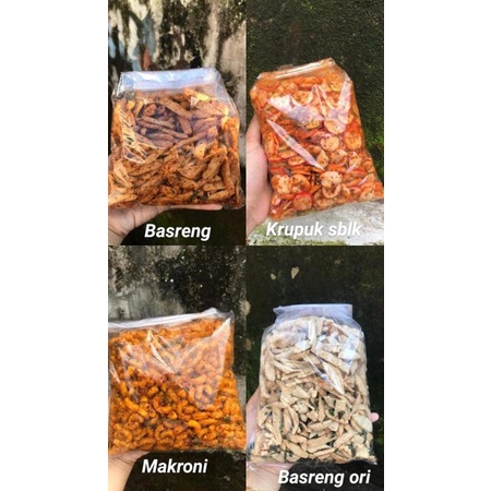 

Cemilan jering pedas daun jeruk(BASRENG,MAKARRONI,KERUPUK SEBLAK,SPIRAL)