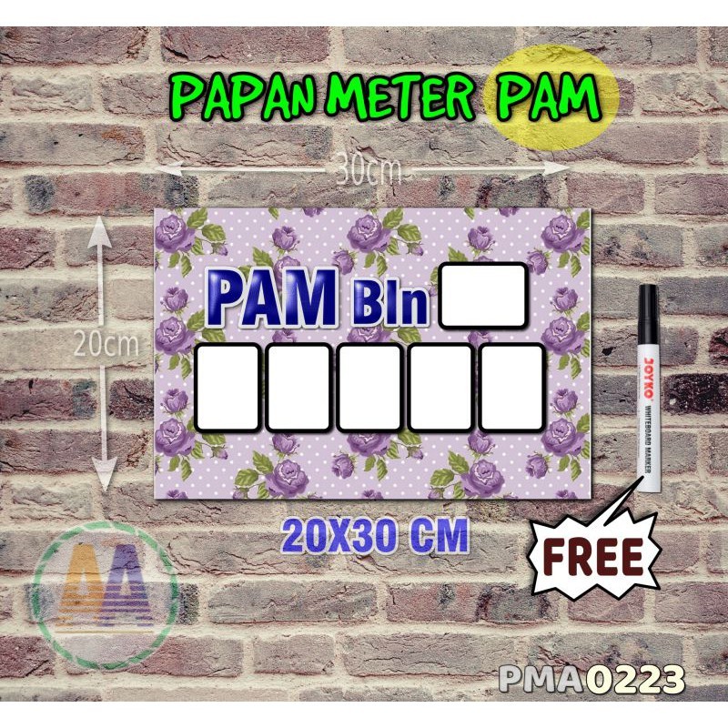 

Papan Meter Listrik PLN PAM motif Unik - Shabby 23 - Toko2A
