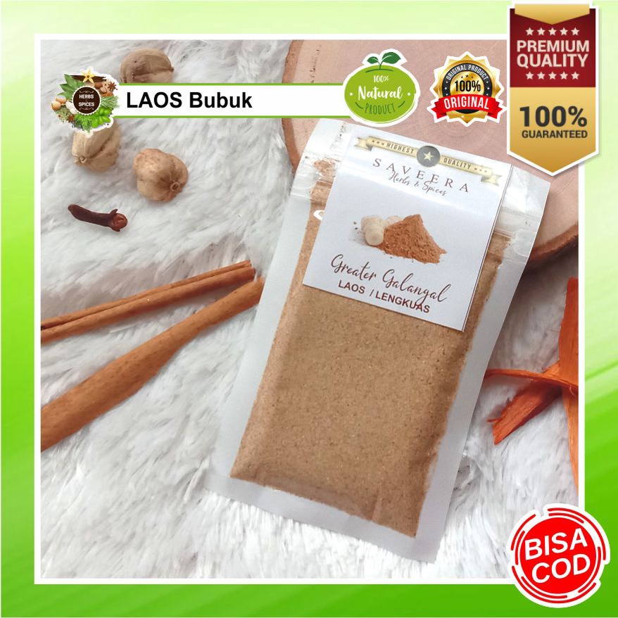 

LAOS BUBUK MURNI / SERBUK LAOS LENGKUAS MURNI non KAPSUL ORIGINAL KUALITAS SUPER , 100% ASLI REMPAH KUALITAS PREMIUM uk. SACHET