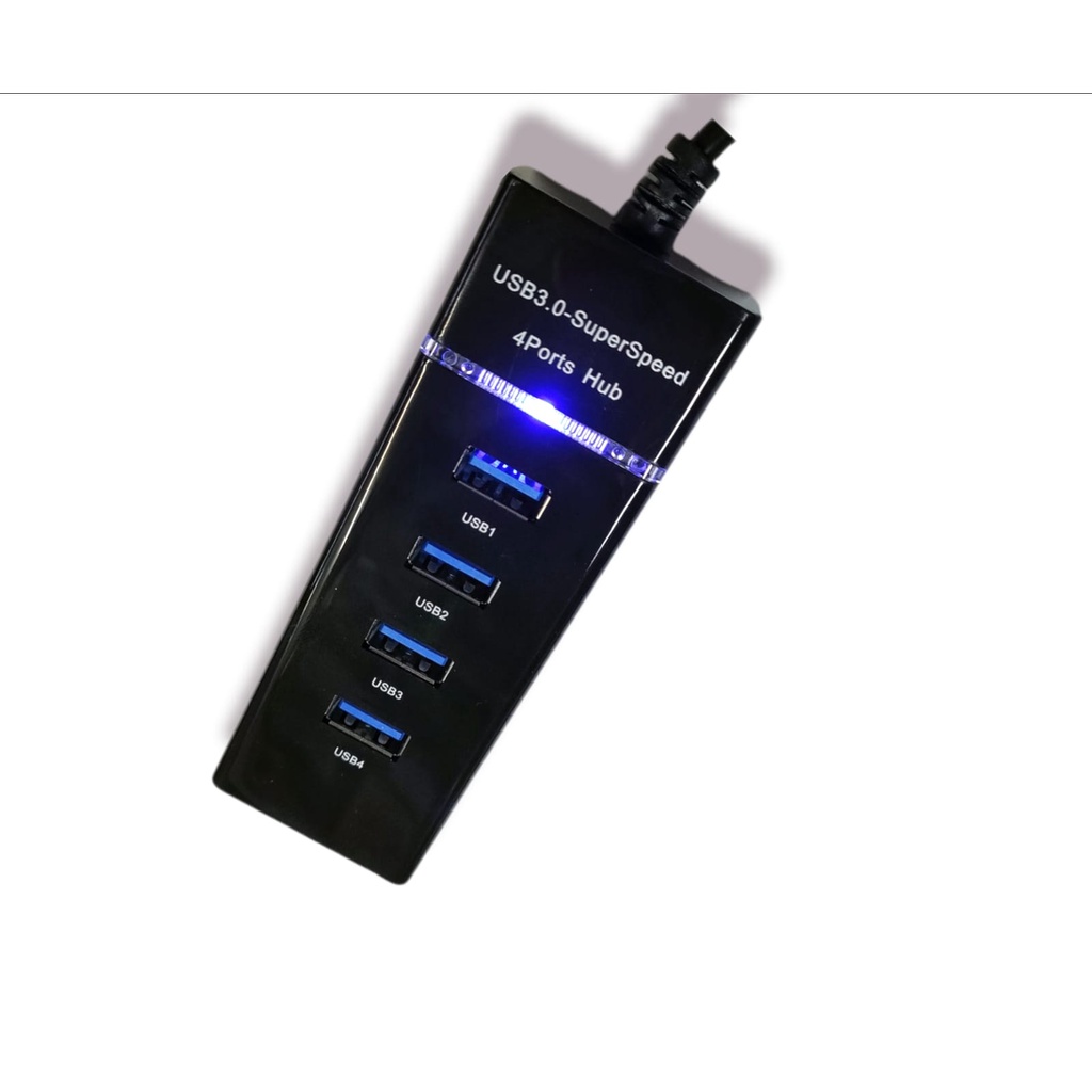 USB HUB &quot;3.0&quot; 4 Port (Cabang usb 3.0) - Hitam