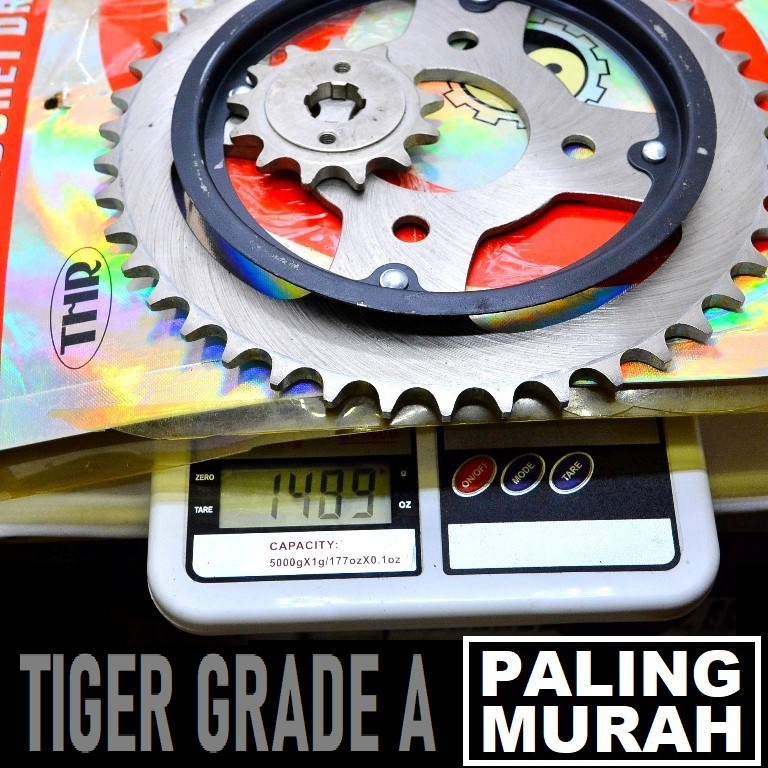 Gir Gear Belakang 43t 43 T Tiger Gl Mega Pro Gl Pro Neotech Thr  GRADE A