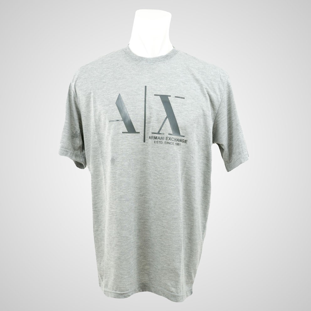 Kaos ARMAN MAN EXCHANGE Abu | Atasan Casual | T-Shirt Branded | Kaos Distro | Kaos Oblong