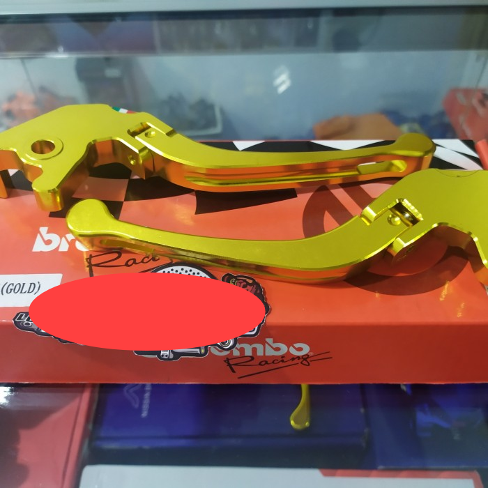 Handle variasi beat vario cnc gold merk brembo model lipat