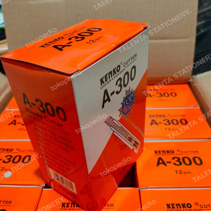 

Kusus Hari Ini Cutter Kecil Kenko A300 Pisau Cutter Kenko A-300 Harga Satu Box Isi 12 Terlaris