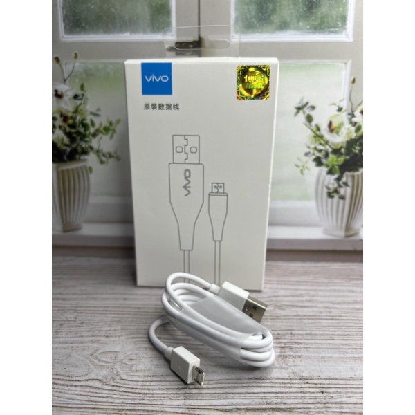 Kabel Data Vivo Original 100% 2A Fast Charging Micro USB dan Tipe c