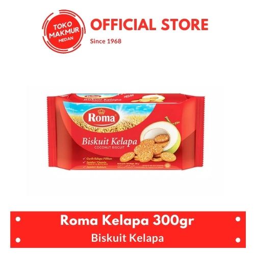 

ROMA BISKUIT KELAPA COCONUT 300 GR