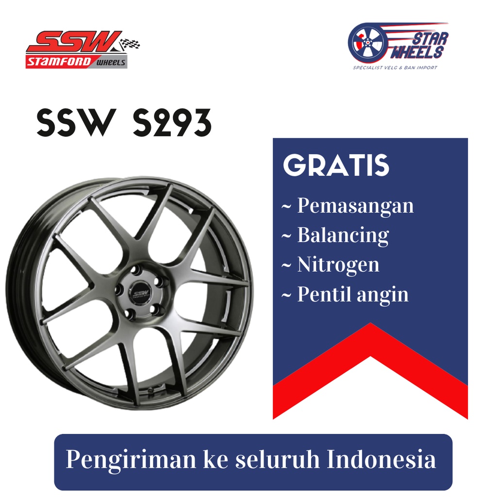 Velg Mobil SSW S293 R20 x8,5 5x114,3 +45, R20x10 5x114,3 +35, HB