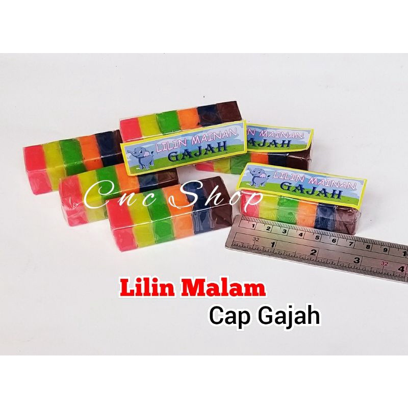 Lilin Malam Bola Tradisional 6warna Plastisin Mainan Jadul Edukatif DIY Anak Murah