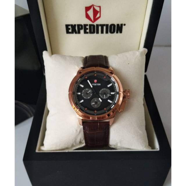Jam tangan expedition wanita 6765 rosegold original