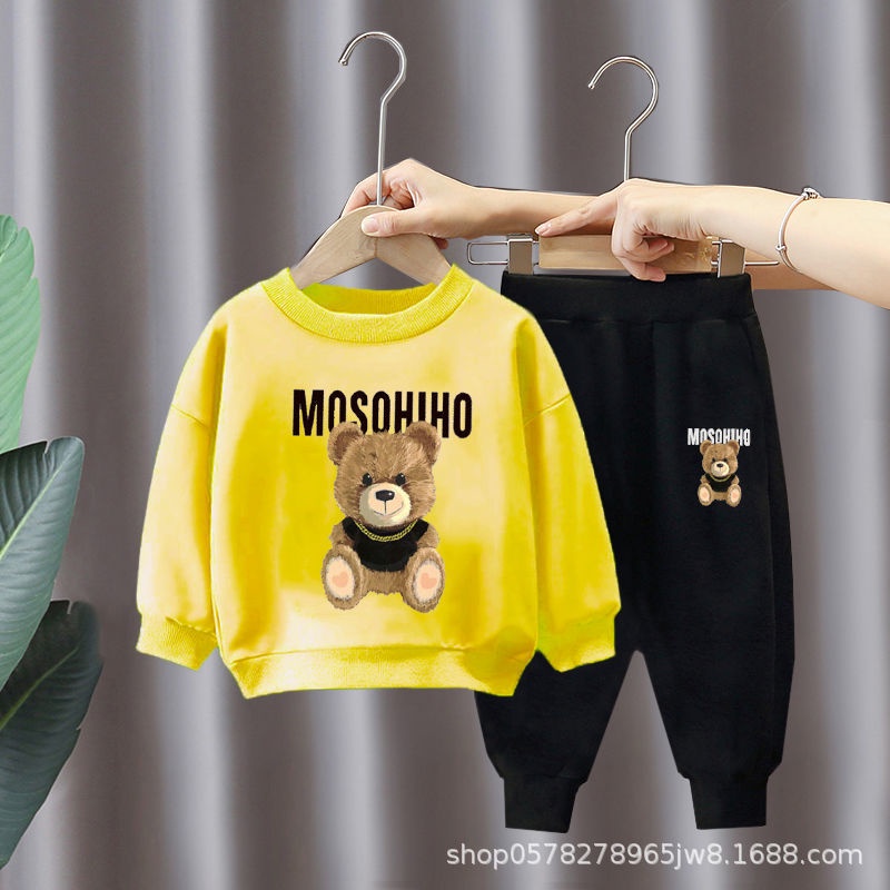 Nur- SWEATER SET | SETELAN SWEATER ANAK LAKI-LAKI DAN PEREMPUAN SETELAN SWEATER MOOS HIHO CELANA BABYTERRY 1-5 TAHUN