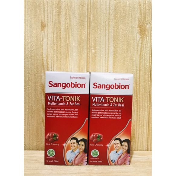 SANGOBION VITA-TONIK | SANGOBION SIRUP | SANGOBION KAPSUL | Suplemen Zat Besi | Penambah Darah