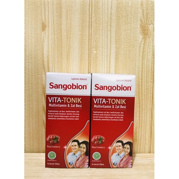 SANGOBION VITA-TONIK | SANGOBION SIRUP | SANGOBION KAPSUL | Suplemen Zat Besi | Penambah Darah