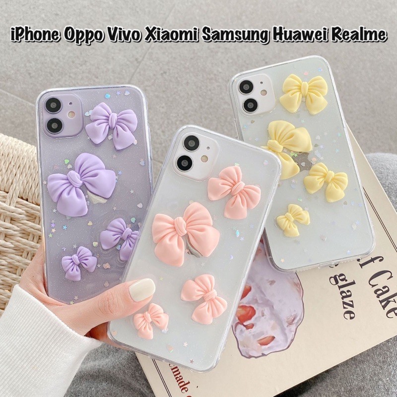 Ribbon 3D Case Oppo Reno 8 8z 7 7 Pro 6 5 5F 4 4F A54 a57 2020 a9 a5 a53 a55 a74 a95