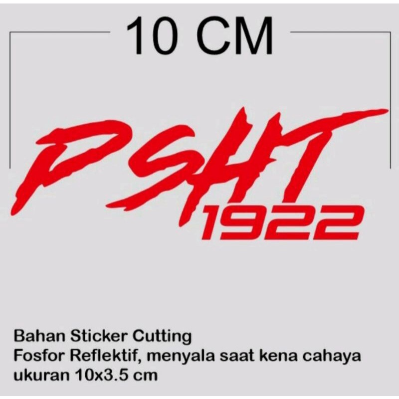 

stiker cutting psht 1922 ukuran 3.5×10 cm