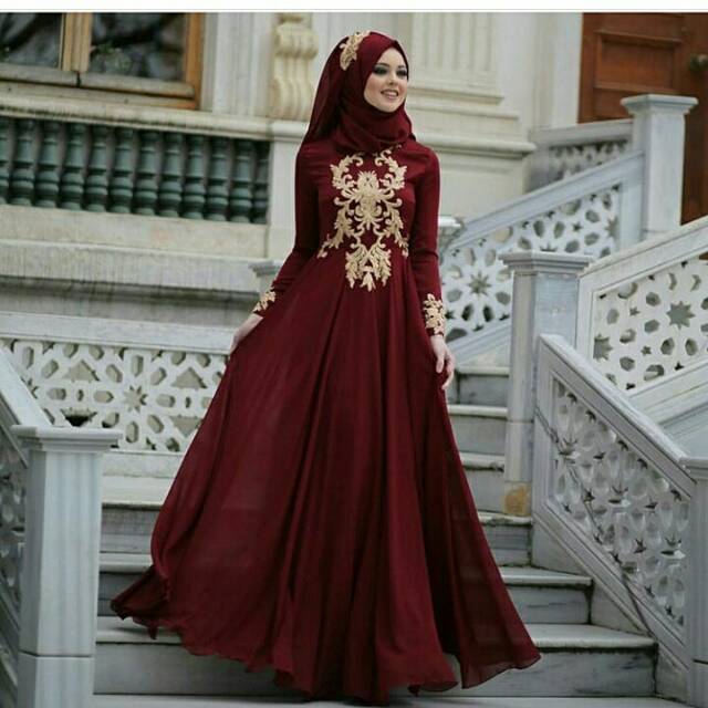 (PO) kebaya muslim / kebaya Prawedding / kebaya pengantin / longdress hijab / kebaya muslimah