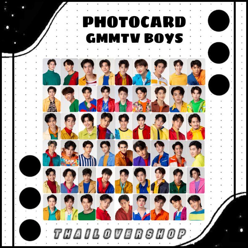 PHOTOCARD GMMTV BOYS NOTEBOOK 2022 THAI ACTOR RAIKANTOPENI GMM BOY BRIGHT WIN METAWIN TAY TAWAN NEWW