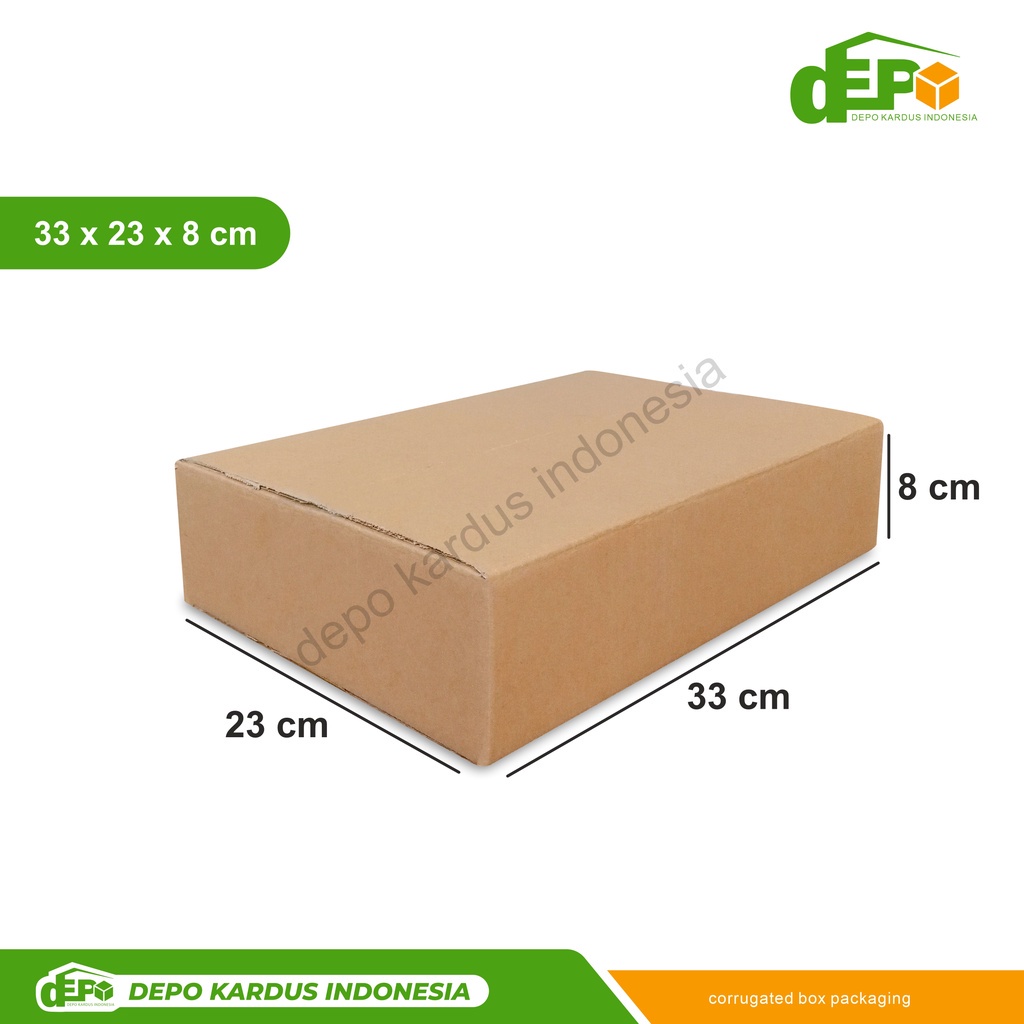 

Depo Box 33x23x8 cm (Bucket Volume 1 kg) Box/Kardus/Karton/Bucket/hampers/box normal/normal/1kg