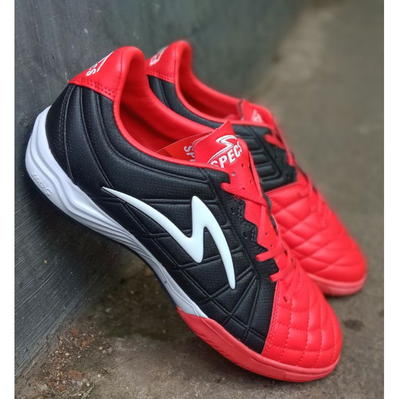 Sepatu Futsal Specs Metasala Kaze In-Emperor Red/Black/White