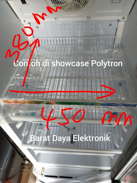 Rak Showcase Polytron Sanken