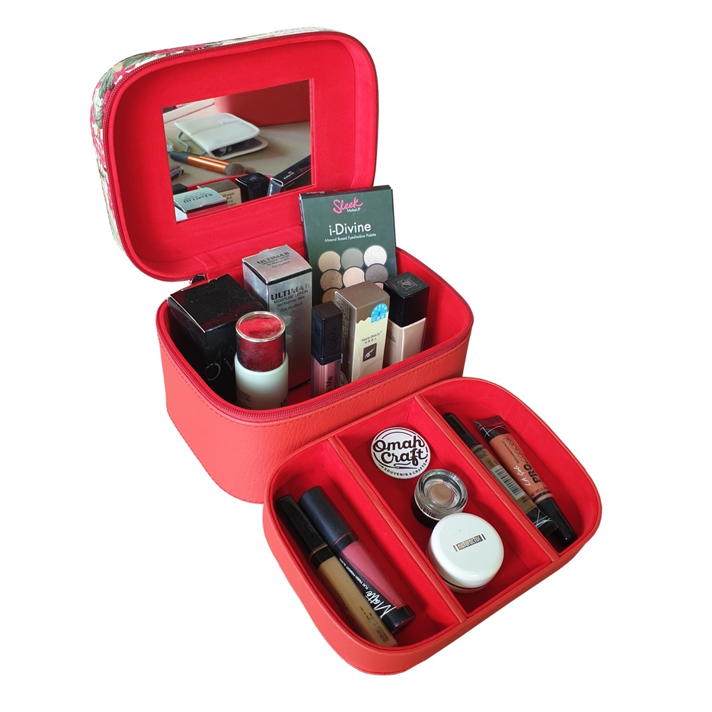 PROMO Tempat Kosmetik Beauty Case Organizer Tas Make Up Pounch Cosmetic Box
