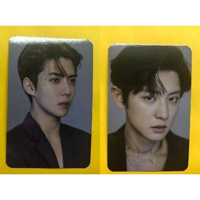 OFFICIAL PHOTOCARD CHANYEOL SEHUN EXO SEASON GREETING 2019