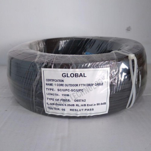 Precon/Kabel Fiber Optic Single mod 150m - 3 kawat seling