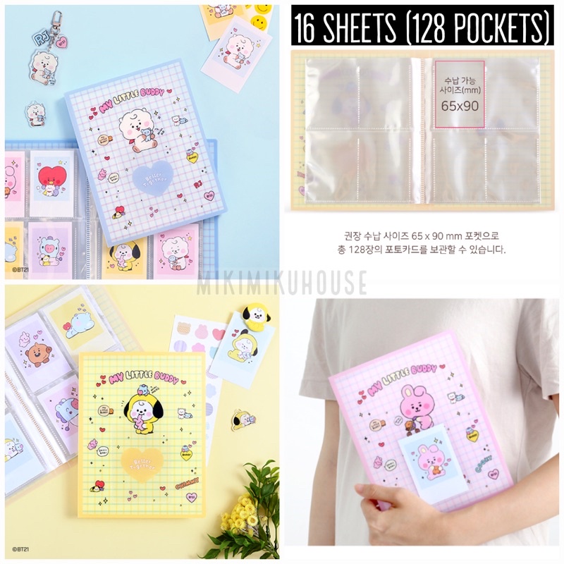 BT21 PHOTO ALBUM LITTLE BUDDY BT21 PHOTOCARD ALBUM BTS PHOTO BINDER COLLECT BOOK POLAROID BTS PHOTOC