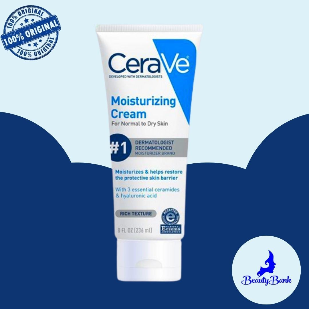 BEAUTYBANK CeraVe Moisturizing Cream for Normal to Dry Skin Tube