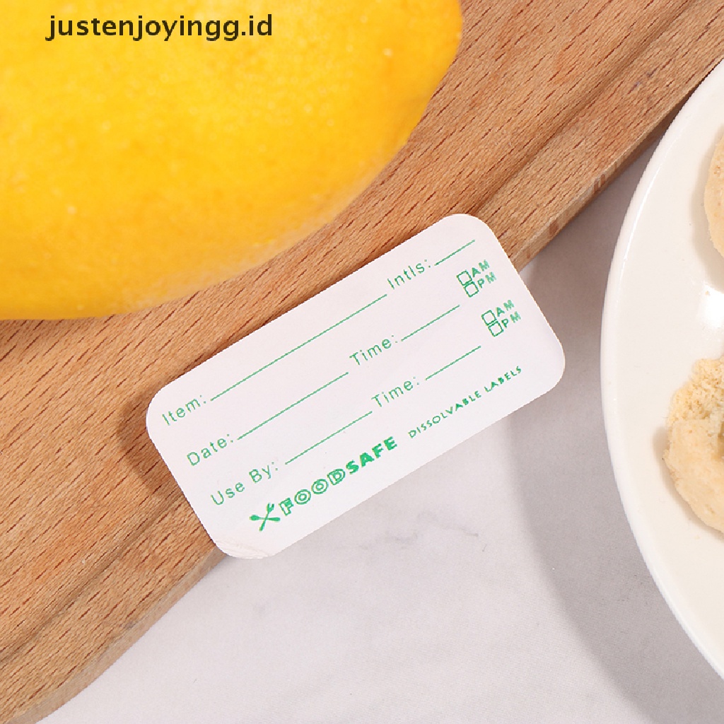 // justenjoyingg.id // 250pcs/roll Kitchen Sticker Refrigerator Freezer Food Storage Date Content Label ~