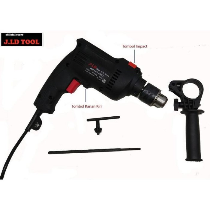 Promo Mesin Bor JLD 8013s Impact Drill, Bor Beton Tembok Kayu Pvc