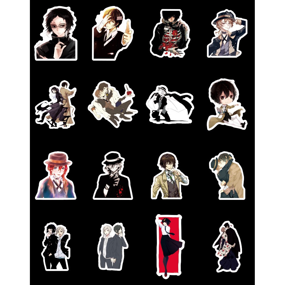 BSD001 – Sticker / Stiker / Stationay /Alat Tulis Anime Manga Cosplay Jepang Bungou Stray Dogs