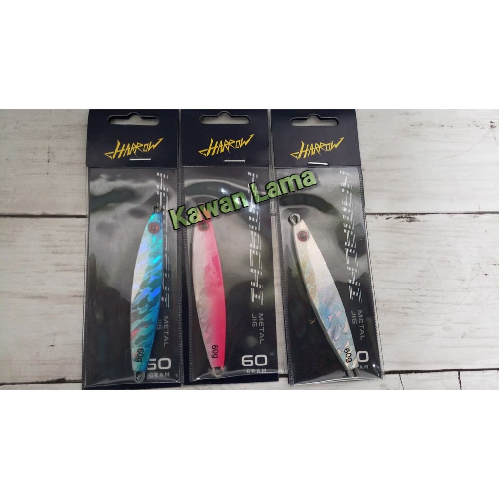 LURE METALJIG 60GRAM JIG HARROW HAMACHI 60 JIG 60 GRAM