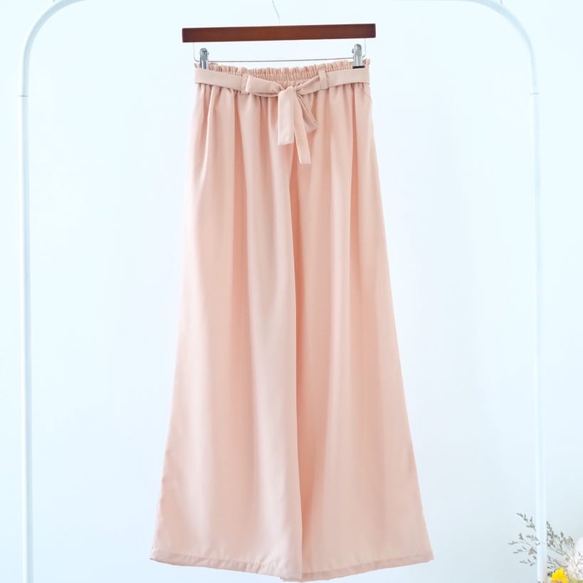 Kulot Moola Ansley Crepe Pant / Cullote Wanita Ribbon