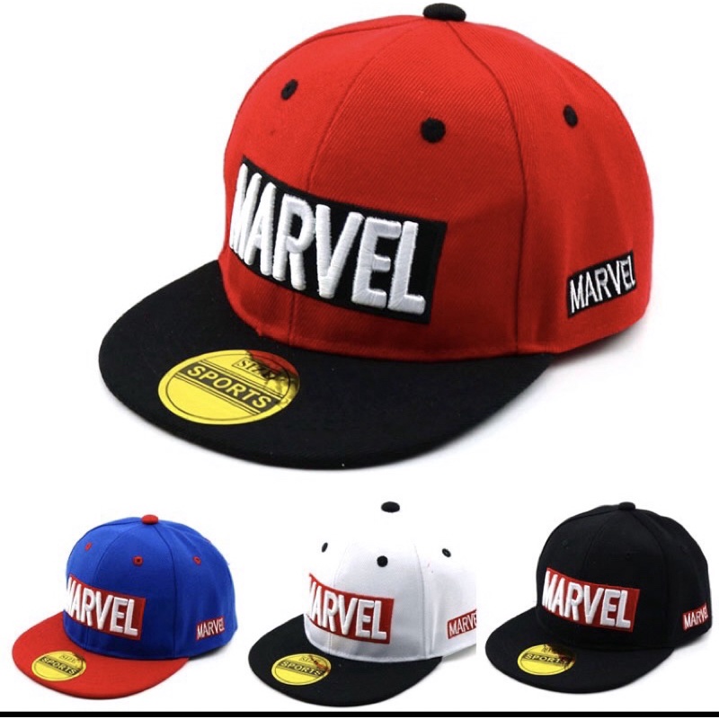 Topi baseball snapback anak terbaru motif marvel topi anak laki-laki