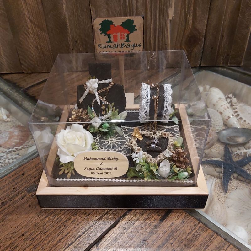 Kotak mahar perhiasan rustic 1917