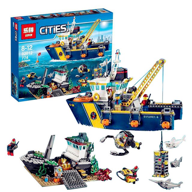 Mainan Blocks LEPIN CITIES 775pcs