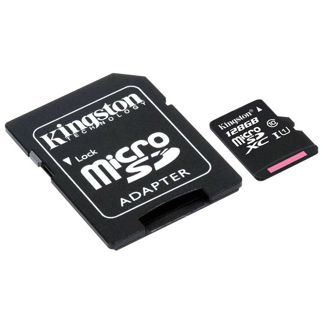 Memory card micro SDXC 80mb / s Class 10 UHS-I 128gb Bahan Kanvas